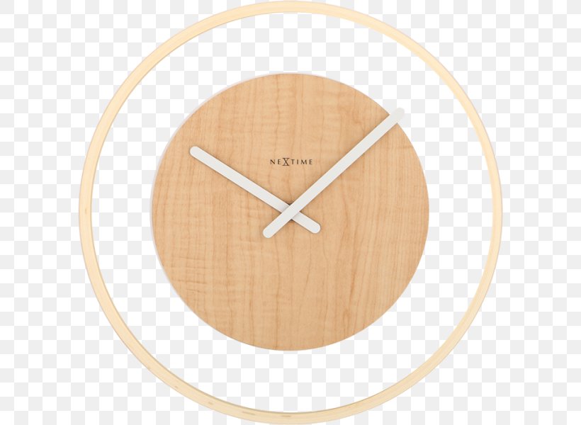 NeXtime Wood Loop Wall Clock NeXtime Cloudy Wall Clock, PNG, 600x600px, Clock, Alarm Clocks, Beige, Home Accessories, Lightemitting Diode Download Free