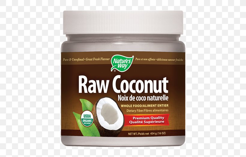 Organic Food Raw Foodism Coconut Oil Whole Food, PNG, 500x526px, Organic Food, Coconut, Coconut Oil, Dietary Supplement, Flavor Download Free