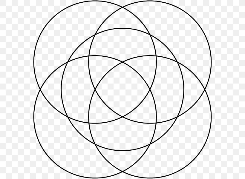 Overlapping Circles Grid Point Area, PNG, 600x600px, Point, Area, Ball, Black And White, Display Resolution Download Free