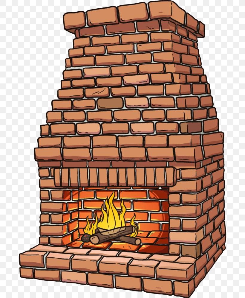 Fireplace Brick Cartoon Clip Art, PNG, 694x1000px, Fireplace, Brick, Bricklayer, Brickwork, Cartoon Download Free