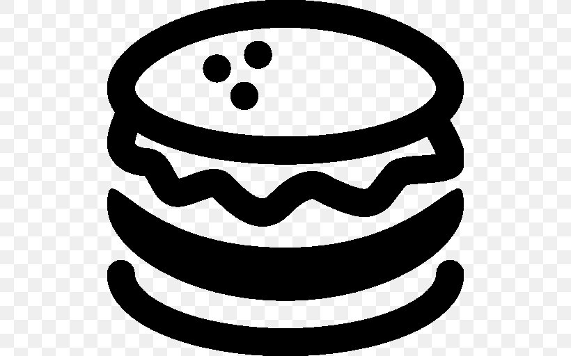 Hamburger Fast Food Junk Food Cheeseburger, PNG, 512x512px, Hamburger, Black And White, Cheeseburger, Delivery, Fast Food Download Free