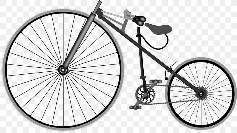 Safety Bicycle Cycling Penny-farthing Mountain Bike, PNG, 2400x1349px, Bicycle, Automotive Tire, Bicycle Accessory, Bicycle Chains, Bicycle Drivetrain Part Download Free