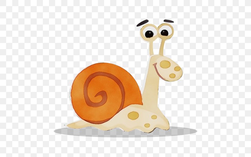 Snail Snails And Slugs Cartoon Sea Snail Clip Art, PNG, 512x512px, Watercolor, Cartoon, Giraffe, Paint, Sea Snail Download Free