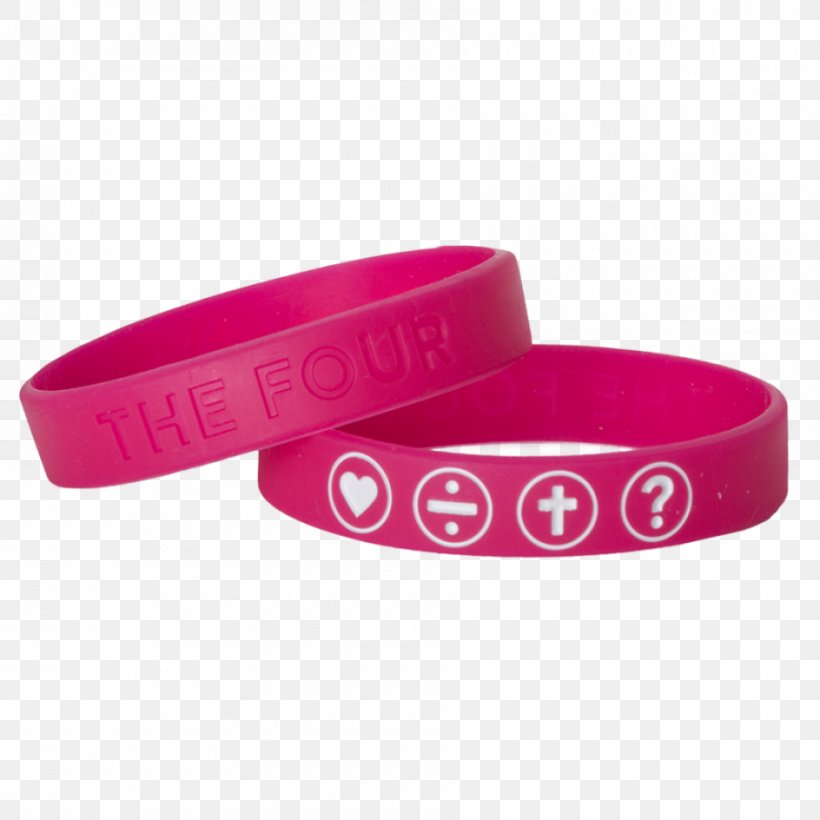 Wristband Pink Bracelet Violet White, PNG, 900x900px, Wristband, Black, Blue, Bracelet, Faith Download Free