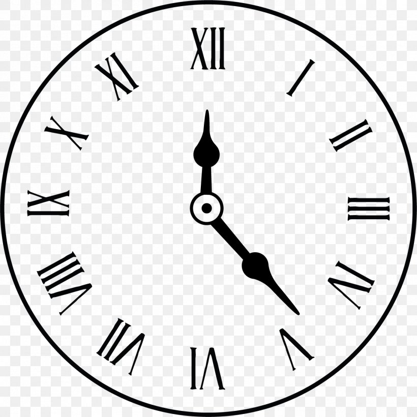 Clock Face Alarm Clock Roman Numerals, PNG, 1501x1501px, Clock, Alarm Clock, Area, Black And White, Clock Face Download Free
