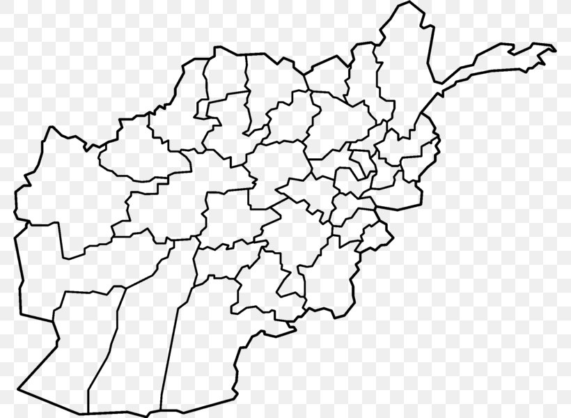 Kabul Paktia Province Farah Blank Map, PNG, 781x600px, Kabul, Afghanistan, Area, Black And White, Blank Map Download Free