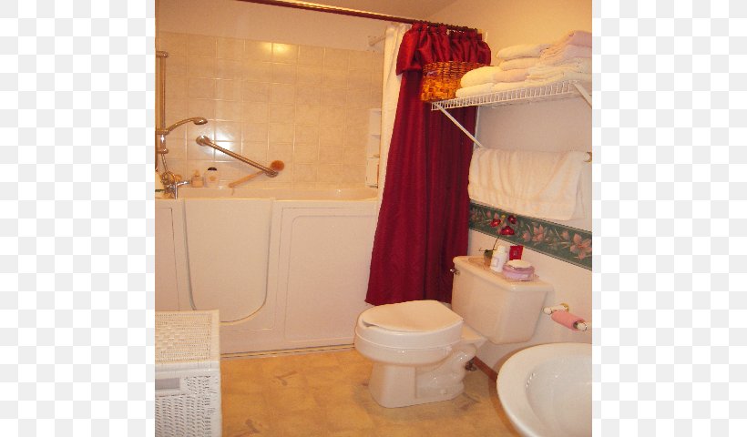 Bathroom Ceramic Toilet & Bidet Seats Property Tile, PNG, 640x480px, Bathroom, Ceramic, Curtain, Floor, Flooring Download Free