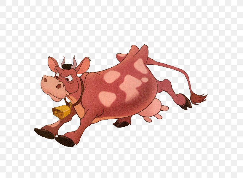 Cow Animation Gfycat Cattle, PNG, 600x600px, Watercolor, Cartoon, Flower, Frame, Heart Download Free