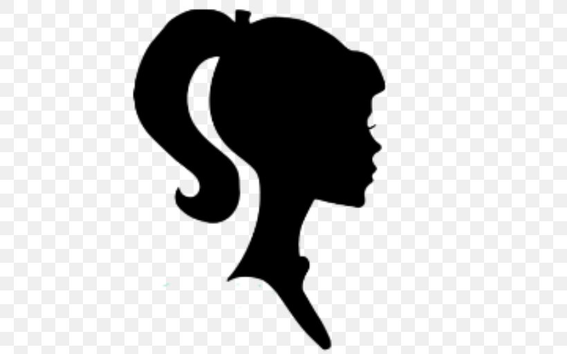Silhouette Female Drawing Woman, PNG, 512x512px, Silhouette, Black And White, Drawing, Female, Head Download Free
