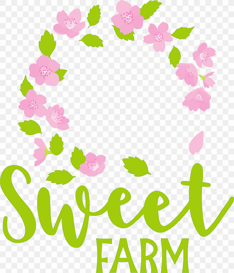 Sweet Farm, PNG, 2575x3000px, Floral Design, Flora, Flower, Heart, Leaf Download Free