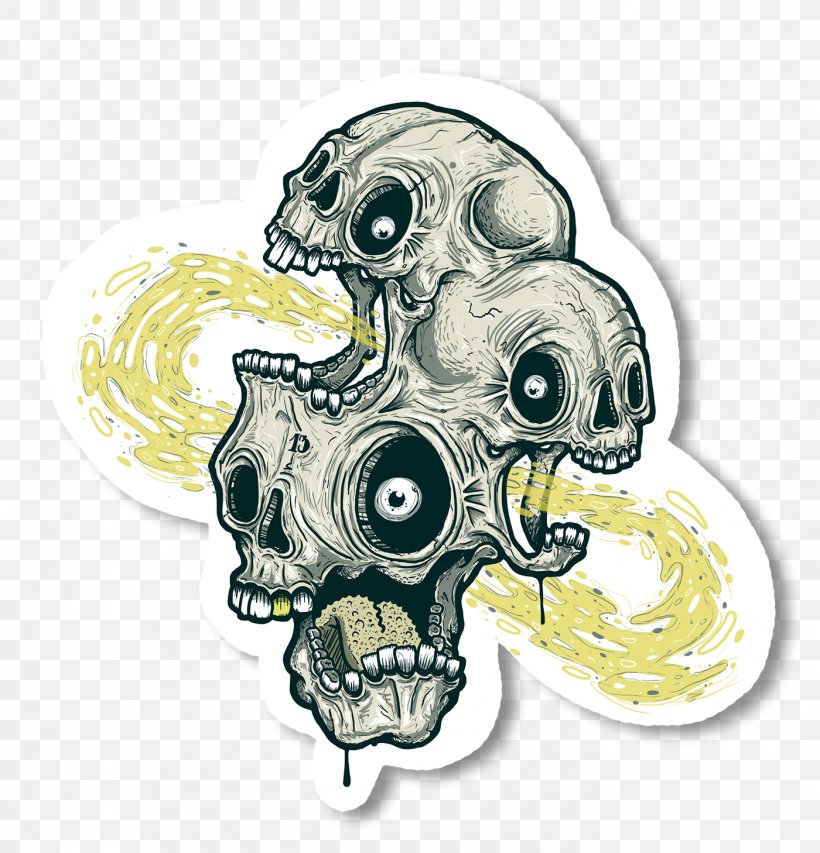 Skull Drawing, PNG, 1400x1458px, Drawing, Art, Behance, Concept Art, Digital Illustration Download Free