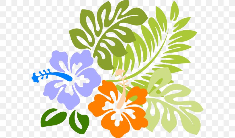 Hawaiian Luau Clip Art, PNG, 600x483px, Hawaii, Area, Artwork, Branch, Cut Flowers Download Free