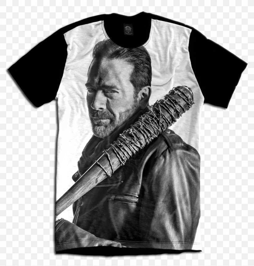 Negan Carl Grimes Abraham Ford Enid Poster, PNG, 1000x1050px, Negan, Abraham Ford, Black And White, Brand, Carl Grimes Download Free