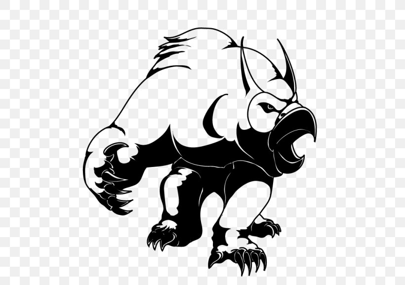 Owlbear Dungeons & Dragons Clip Art Drawing, PNG, 770x577px, Owlbear, Art, Bear, Black White M, Blackandwhite Download Free