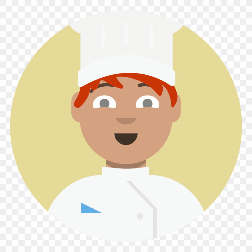 Chef Avatar, PNG, 2500x2500px, Cartoon, Behavior, Character, Forehead, Headgear Download Free