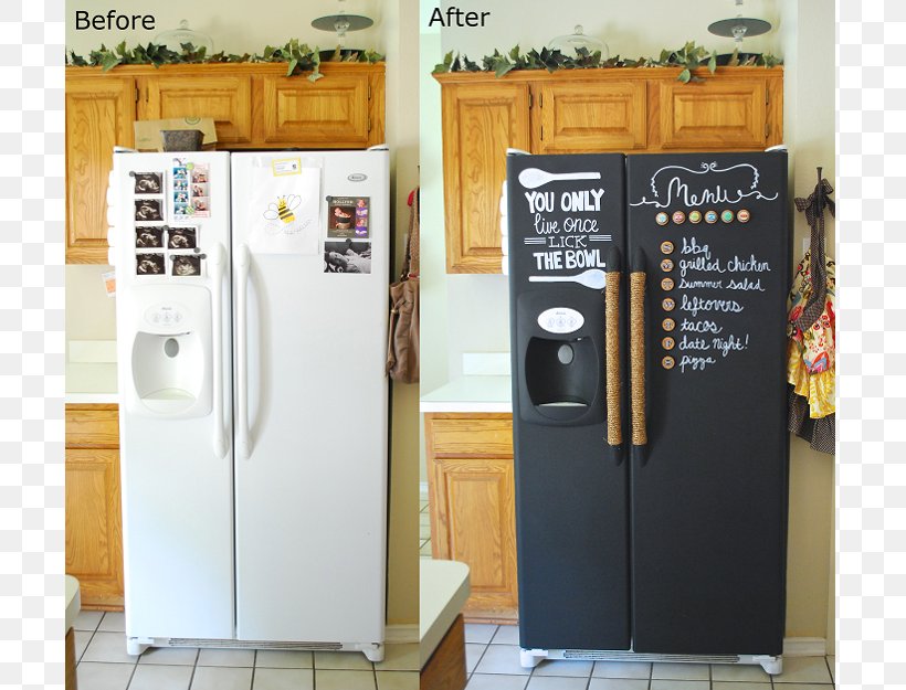 Refrigerator Paint Blackboard Home Appliance Kegerator, PNG, 800x625px, Refrigerator, Blackboard, Cleaning, Freezers, Home Appliance Download Free