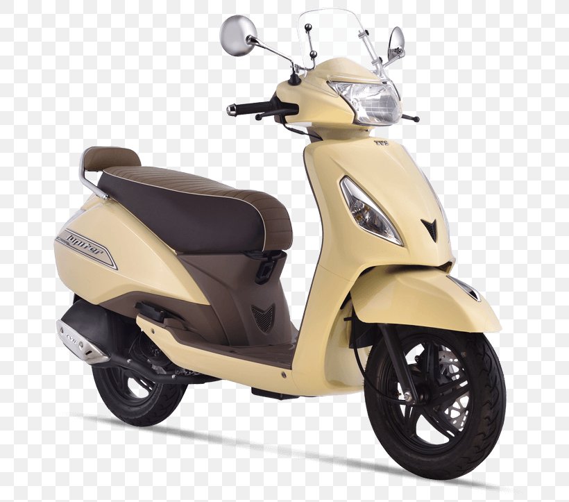 Scooter TVS Jupiter TVS Motor Company Motorcycle TVS Scooty, PNG, 702x723px, Scooter, Car, India, Motor Vehicle, Motorcycle Download Free