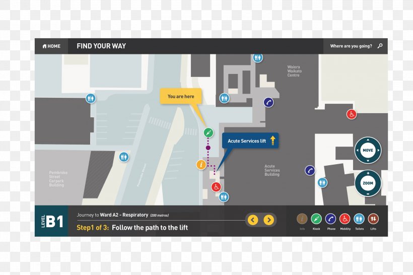 Waikato Hospital Electronics Wayfinding, PNG, 3000x2000px, Hospital, Brand, Calculation, Computer Software, Digital Data Download Free