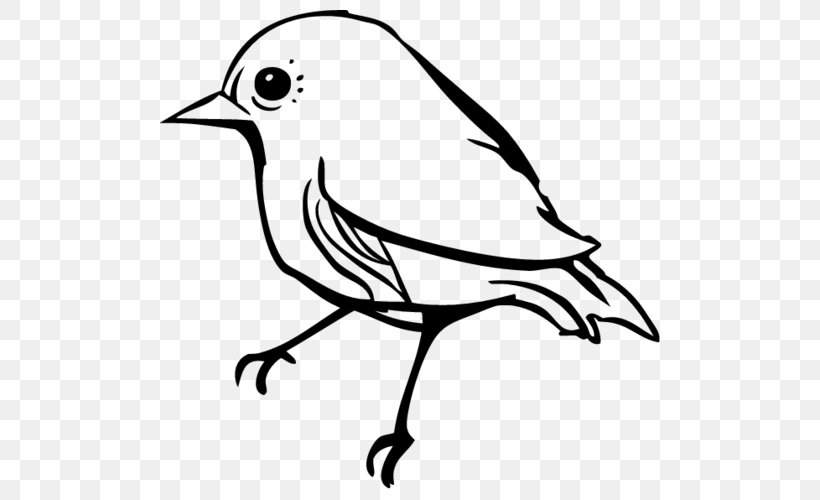 Bird Parrot Beak Clip Art, PNG, 500x500px, Bird, Animal, Artwork, Beak, Black And White Download Free