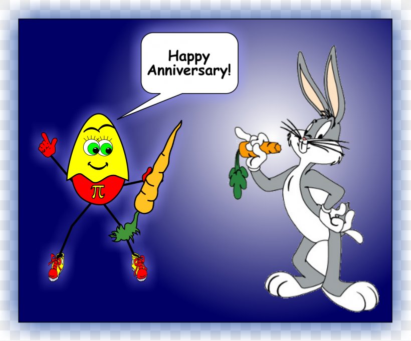 Bugs Bunny Anniversary Animation Clip Art, PNG, 1101x915px, Bugs Bunny, Animation, Anniversary, Art, Birthday Download Free