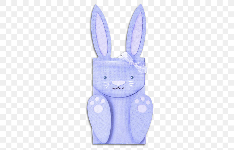 Easter Bunny, PNG, 600x526px, Easter Bunny, Figurine, Purple Download Free