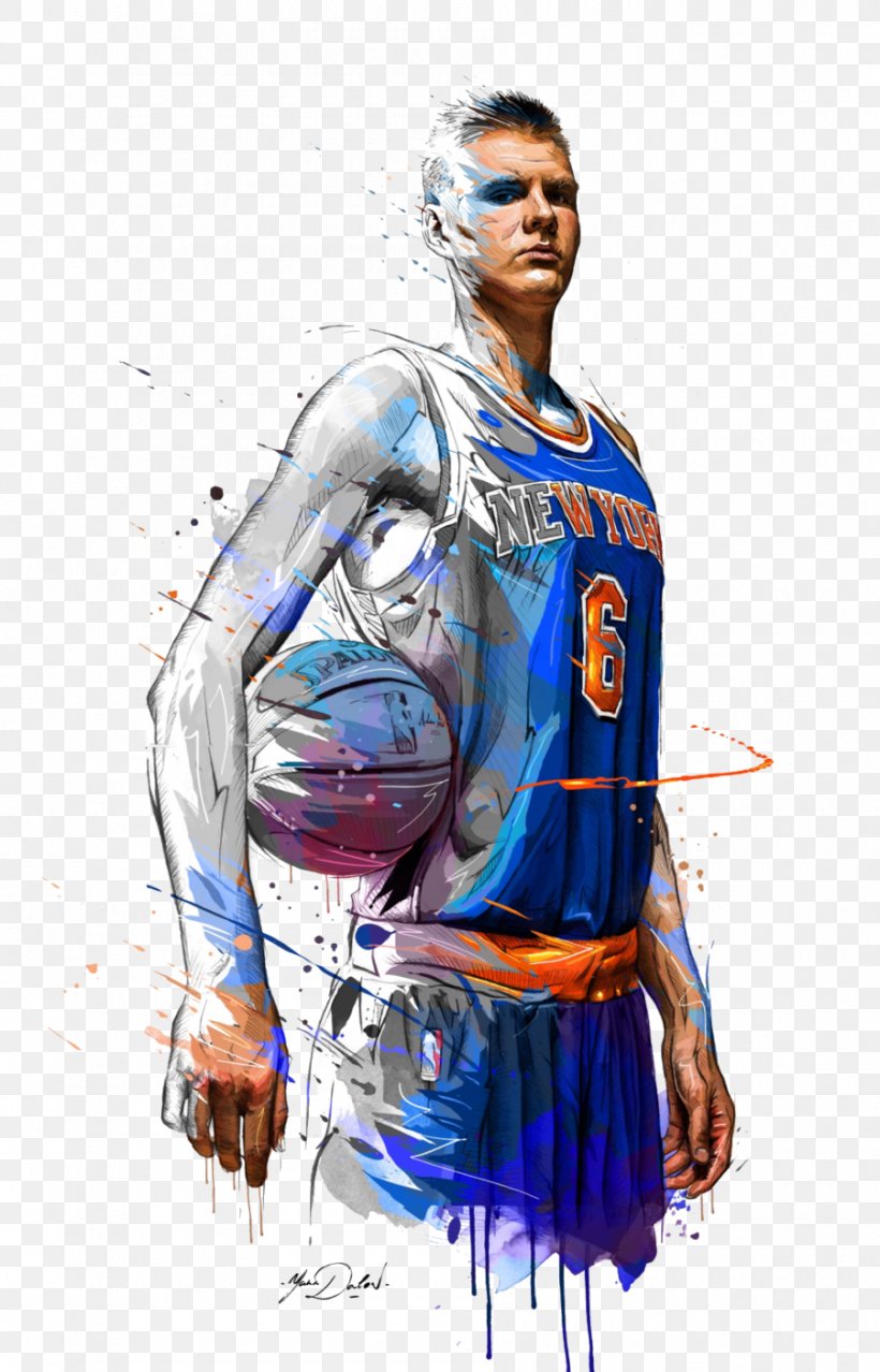 Kristaps Porziņģis New York Knicks NBA All-Star Weekend Art, PNG, 900x1403px, Kristaps Porzingis, Art, Artist, Basketball, Canvas Download Free
