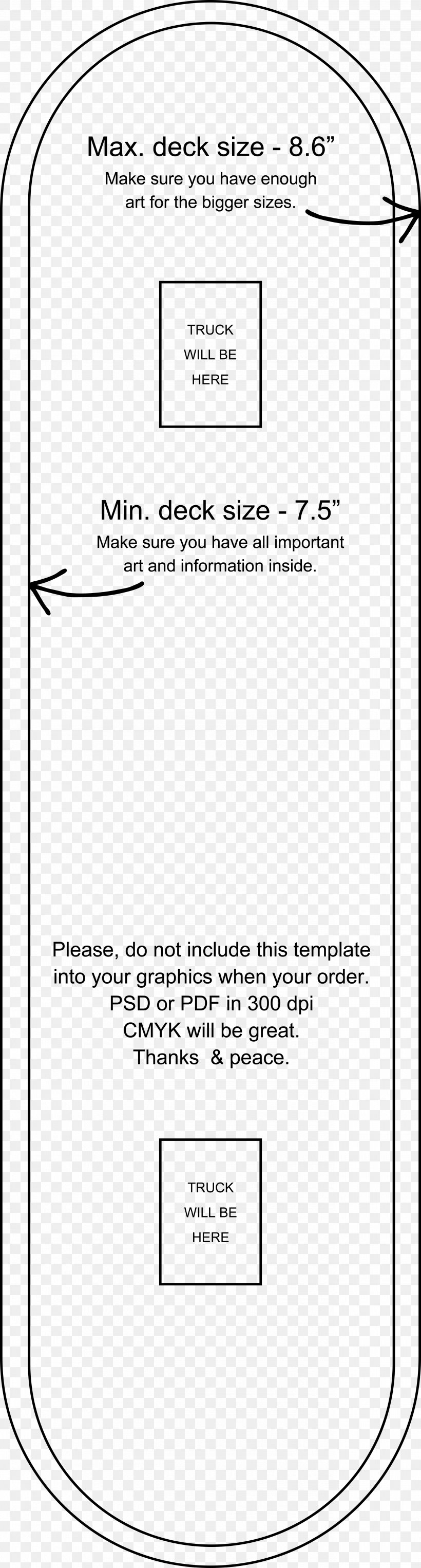 Skateboarding Template Longboard Document, PNG, 2580x9600px, Skateboard, Area, Art, Black And White, Diagram Download Free