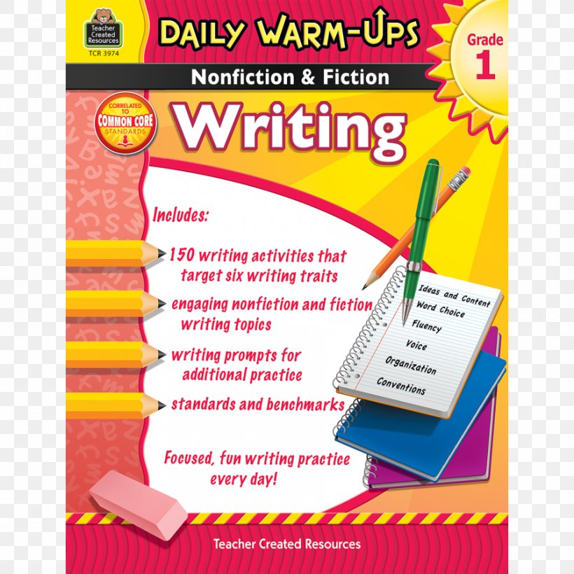 Daily Warm-Ups: Science Grade 3 Daily Warm-Ups: Science Grade 2 Nonfiction & Fiction Writing: Grade 2, PNG, 900x900px, Writing, Book, Education, Fiction, Fiction Writing Download Free