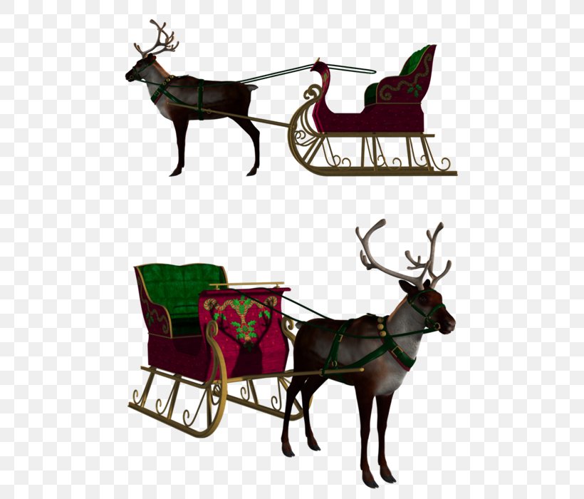 Reindeer Christmas, PNG, 504x700px, Reindeer, Antler, Cart, Christmas, Christmas Tree Download Free