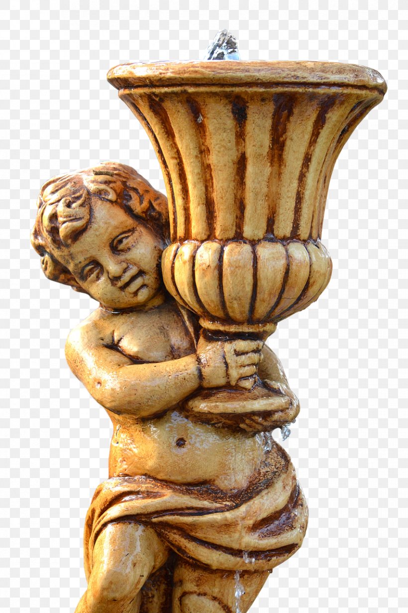 Stone Sculpture Statue Fountain Water Feature, PNG, 852x1280px, Stone Sculpture, Angel Water Inc, Artifact, Carving, Classical Sculpture Download Free