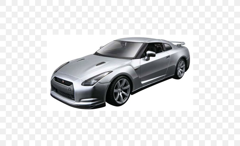 2009 Nissan GT-R Model Car Nissan 300ZX, PNG, 500x500px, 124 Scale, 2009 Nissan Gtr, Automotive Design, Automotive Exterior, Brand Download Free