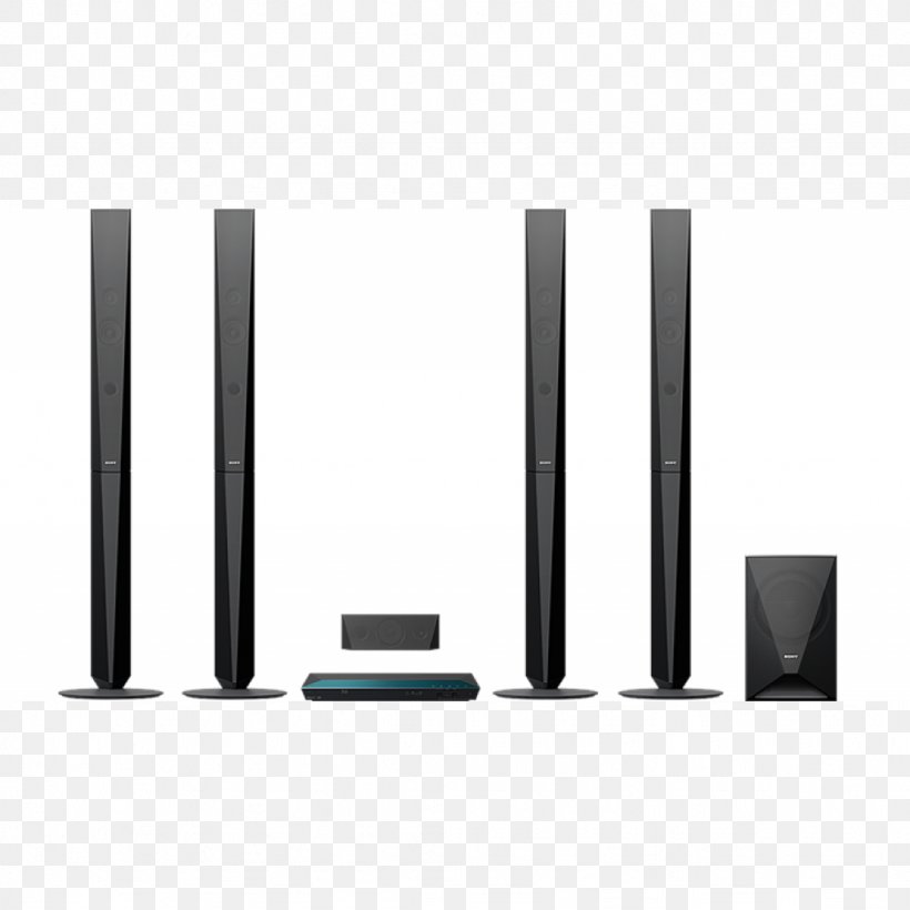 Blu-ray Disc Home Theater Systems 5.1 3D Blu-ray Home Cinema System Sony BDV-E6100 Black Bluetooth Sony BDV-E4100, PNG, 1024x1024px, 51 Surround Sound, Bluray Disc, Audio, Audio Equipment, Cinema Download Free