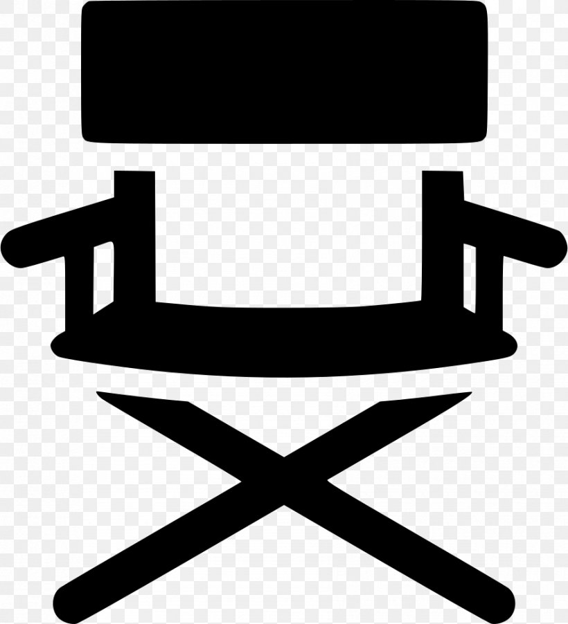 Director's Chair Film Director Computer Icons, PNG, 890x980px, Film Director, Black And White, Chair, Cinema, Cinematographer Download Free