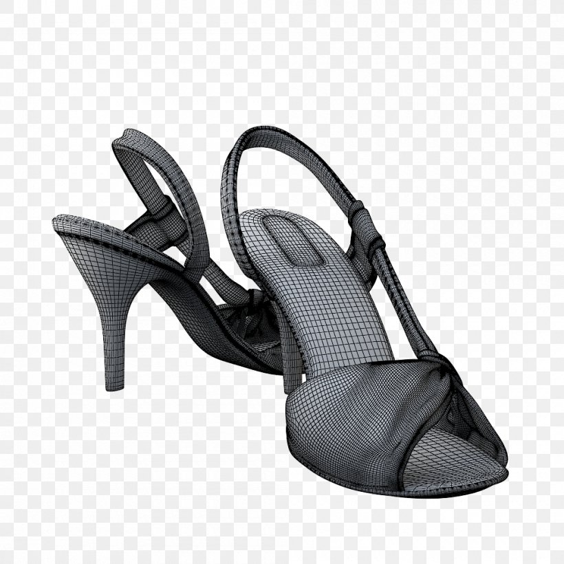 Sandal High-heeled Shoe, PNG, 1000x1000px, Sandal, Black, Black M, Bridal Shoe, Bride Download Free