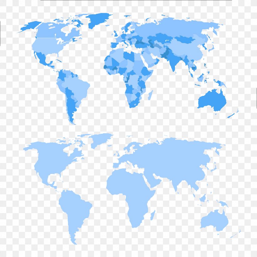 World Map Illustration, PNG, 1024x1024px, World, Area, Blank Map, Blue, Can Stock Photo Download Free