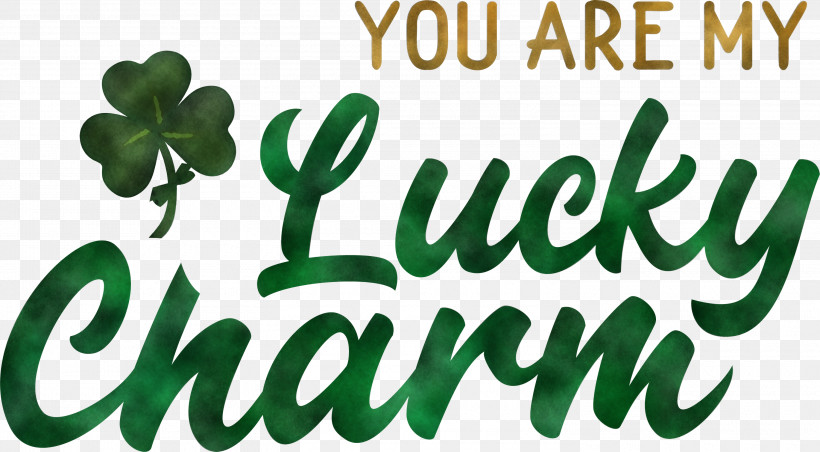You Are My Lucky Charm St Patricks Day Saint Patrick, PNG, 3000x1656px, St Patricks Day, Biology, Green, Leaf, Logo Download Free