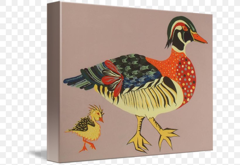 Duck Imagekind Folk Art, PNG, 650x564px, Duck, Art, Beak, Bird, Canvas Download Free
