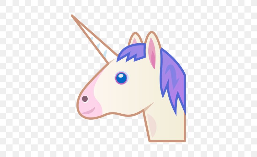 Unicorn Emoji Clip Art Horse Image, PNG, 500x500px, Unicorn, Drawing, Emoji, Fictional Character, Head Download Free