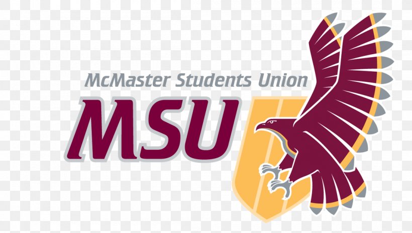 McMaster University McMaster Faculty Of Science McMaster Students Union Students' Union, PNG, 1100x623px, Mcmaster University, Beak, Bird Of Prey, Brand, Eagle Download Free