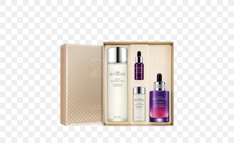 Missha Time Revolution The First Treatment Essence Intensive Moist Missha Time Revolution Night Repair Science Activator Ampoule Korean Skin Care, PNG, 500x500px, Missha, Bestseller, Cosmetics, Cosmetics In Korea, Deodorant Download Free