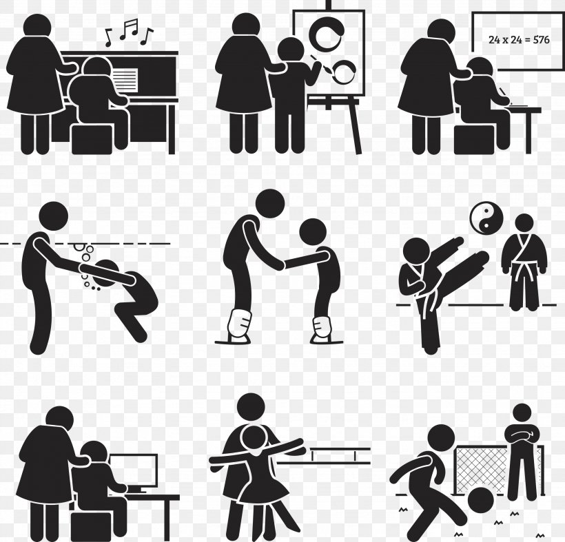 Student Pictogram Learning Lesson, PNG, 2662x2556px, Student, Area, Black, Black And White, Brand Download Free