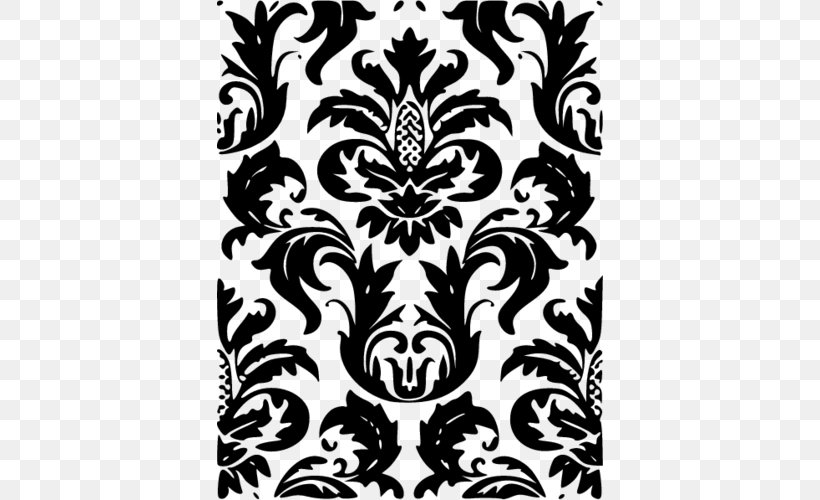Wedding Invitation Damask Paper Pattern, PNG, 500x500px, Wedding Invitation, Black, Black And White, Chinese Paper Cutting, Convite Download Free