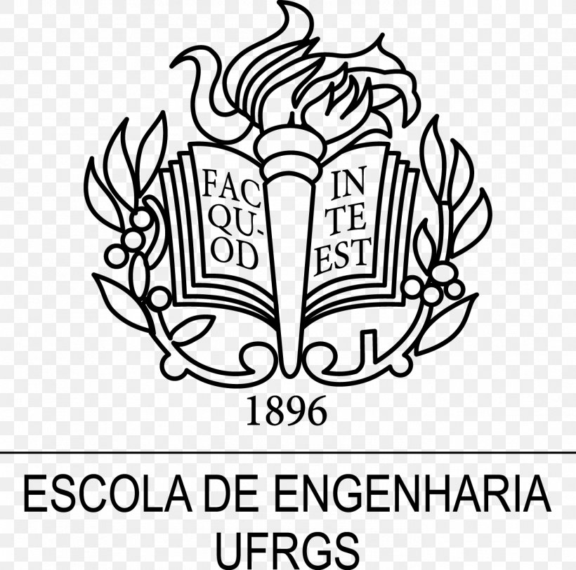 Federal University Of Rio Grande Do Sul UFRGS, PNG, 1392x1379px, Engineering, Area, Black And White, Brand, Brazil Download Free
