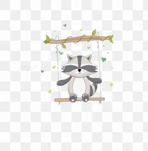 Cute Little Raccoon - Raccoon Wedding Invitation Baby Shower Gift Infant PNG