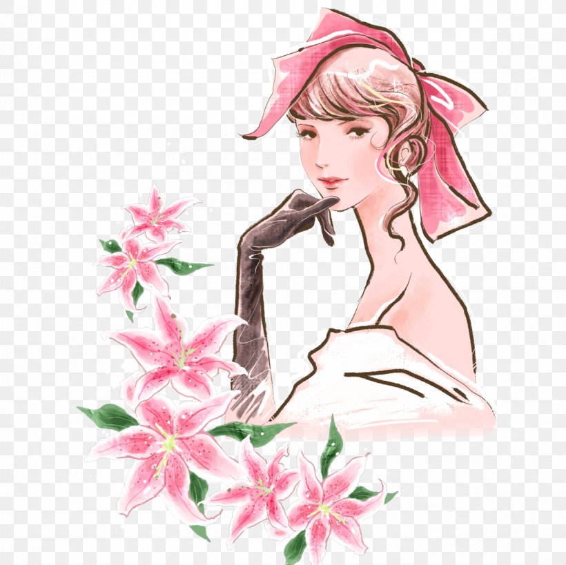 Watercolor Painting Woman, PNG, 1181x1181px, Watercolor, Cartoon, Flower, Frame, Heart Download Free