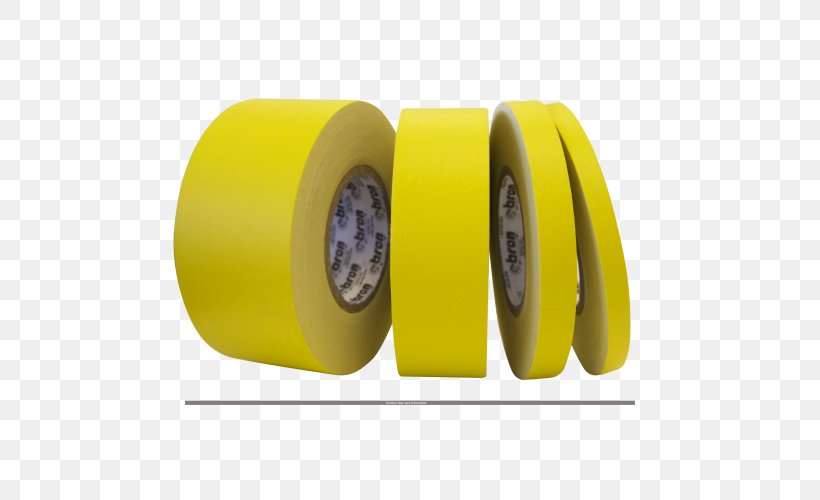 Adhesive Tape Gaffer Tape, PNG, 500x500px, Adhesive Tape, Gaffer, Gaffer Tape, Hardware, Yellow Download Free