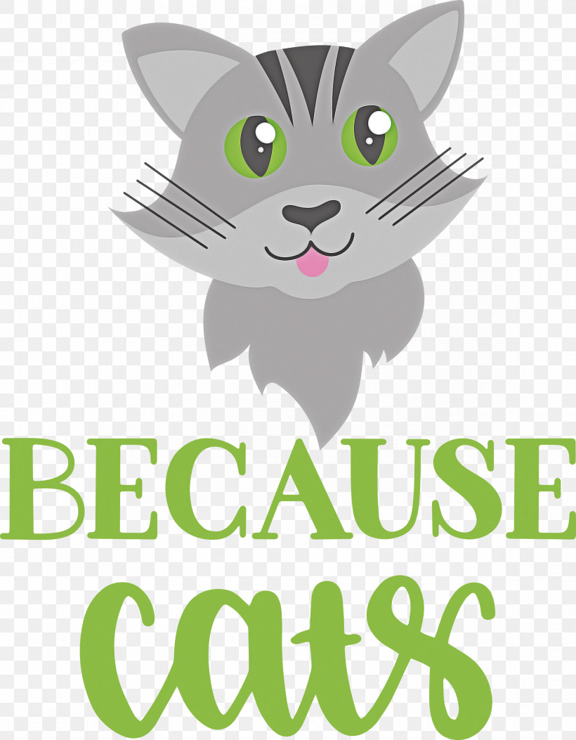 Because Cats, PNG, 2335x3000px, Cat, Cartoon, Character, Dog, Green Download Free