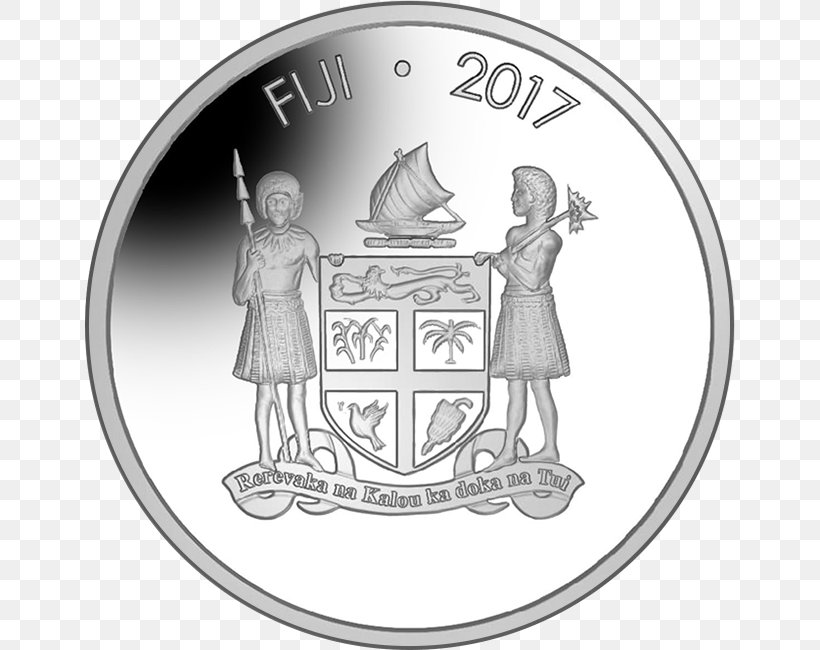 Fijian Coin Crown Collared Lory, PNG, 650x650px, Fiji, Black And White, Coat Of Arms Of Fiji, Coin, Commemorative Coin Download Free
