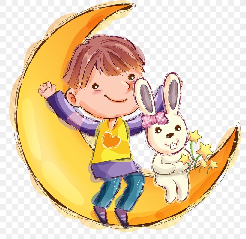 Full Moon Child Desktop Wallpaper Drawing, PNG, 800x797px, Moon, Animaatio, Cartoon, Child, Drawing Download Free