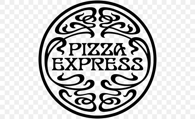 PizzaExpress Restaurant Italian Cuisine Pizza Hut, PNG, 500x500px, Pizza, Area, Art, Bar, Black And White Download Free